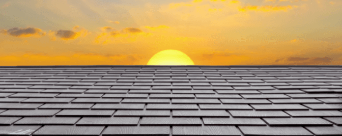 sun on roof